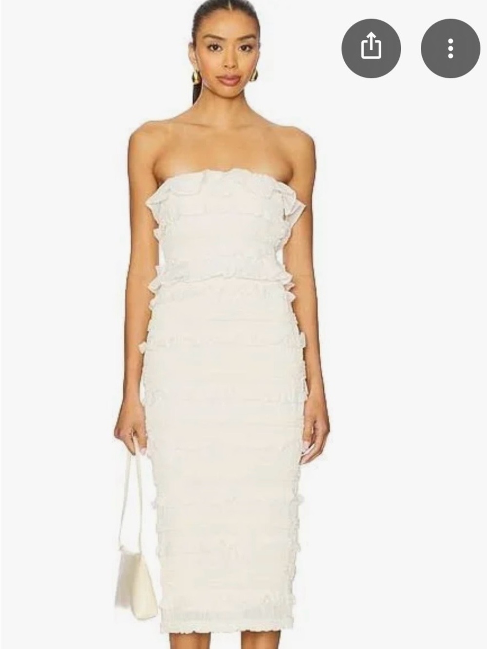 Maude club revolve nwot bodycon ruffle dress